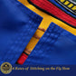 TOPFLAGS New York State Flag 4x6 Outdoor NY Flags Embroidered Flag Heavy Duty Sewn Stripes with 2 Brass Grommets USA TOP FLAGS, INC
