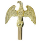 Gold Eagle Head for Decorating Indoor Flagpoles, Made of Zinc Alloy That is Unbreakable, Eagle Flag Pole Topper, for 1-inch Diameter Flagpoles USA TOP FLAGS,INC