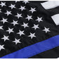Thin Blue Line Flag 5x8 - Police American Blue Lives Matter Embroidered Stars Flags Banner - Gifts for Law Enforcement Officers (5x8 police flag)