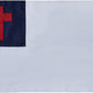 Christian Flag 3x5 Ft Made in USA, Embroidery Christianity Sewn Cross Flags with 2 Brass Grommets, Heavy Duty Nylon Outdoor Banner