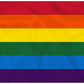 Pack of 2 Rainbow Gay Pride Flag 3x5 ft- LGBTQ Pride Parade Banner Flags UV Fade Resistant for Indoor Outdoor ( 6 Stripes Pride )