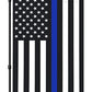 Pack of 10 Thin Blue Line Garden Flag American Police Flags 12.5×18 inch Double Sided Back the Blue Stripe Blue Lives Matter Flag