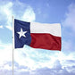 Texas Flag 4x6 Heavy Duty Outdoor - Embroidered Sewn Heavy Duty 100% Nylon Flags Vivid Color - Brass Grommets and 4 Stitch Hemming USA Flag