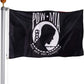 Pack of 2 POW Flag 3x5 Outdoor - You are Not Forgotten POW MIA Flags Prisoner War Durable Outdoor Black Banner