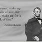 Pack of 2 Honest Abe Lincoln Flag 3x5 FT, Lincoln’s Birthday Quote Funny College Dorm Flags with 4 Brass Grommets Outdoor&Indoor Decor Banner