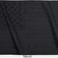 Black American Flag 12x18 Inch All Black American Boat Flag Embroidered Stars Durable Sewn Stripes Heavy Duty High Wind US Flags