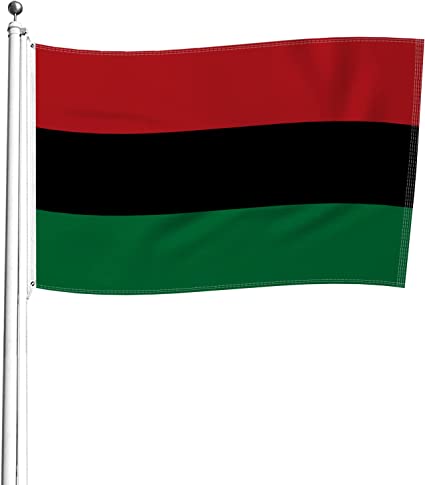 Pack Of 2 Afro Flag Pan African American Flags 3x5FT for African Home Decor Outdoor Indoor