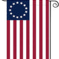 Pack of 2 Besty Ross American Garden Flag 12 x 18- Ross Flags 13 Stars Patriotic Double Sided USA Small for Yard Decor