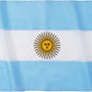 Argentina Flag Embroidered Argentinian National Flags 3x5 Foot Sewn Stripes Heavy Duty Outdoor with Brass Grommets