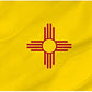 New Mexico Flag 3x5 ft, Double Sided 3 layers Polyester Mexico State Flags, Made in USA New Mexico Flags with 2 Brass Grommets(New Mexico)