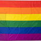 Pack of 2 Rainbow Gay Pride Flag, LGBT Lesbian 3×5Ft Banner, Stripe Outdoor Flags, Fade Resistant Durable Polyester with 2 Brass Grommets, Double Stitched for Home Room Wall Decoration Outside/Inside Use