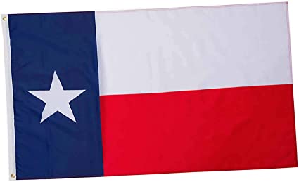 Pack of 2 Durable Texas State Flag 3x5 Outdoor with Pole Sleeve - Heavy Duty Polyester Texas Flags Banner for Indoors
