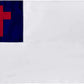 Christian Flag 3x5 ft, Heavy Duty Embroidered Christian Flags for Outdoors, Christianity Easter Day Cross Flag Jesus Flags with 2 Brass Grommets Church House Outsides Insides Decoration Made in USA