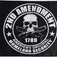 2nd Amendment Flag 3x5 Outdoor- American's Orignal Homeland Security Flag- Skull Rifles 1789 Gun Flags Banner with Grommets