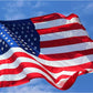 American Flag US Flags 4x6 Outdoor Made in USA High Wind Heavy Duty Outside Embroidered Stars All Weather Durable Nylon Sewn Stripes with Brass Grommets