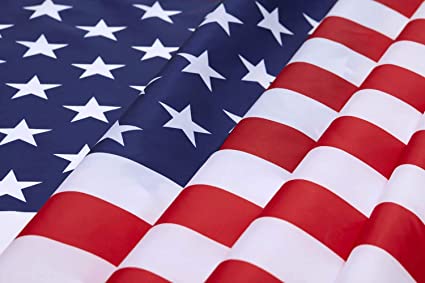Pack of 2 USA Flag 4x6 Outdoor - Durable Heavy Duty National Flag American Indoor - Vivid Color with Brass Grommets