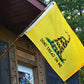 Pack of 2 Dont Tread on Me Gadsden and American Flag 3x5 Outdoor Heavy Duty Polyester Tea Party Rattlesnake Don't Tread on Me US Flags Banner Kit (2 pcs)