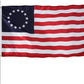 Pack of 2 Betsy Ross American US Flag 3x5 Outdoor- 13 Stars Colonies Primitive Vintage US USA Flags Banner Heavy Duty(Betsy Ross Flag)