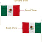 Mexican Flag Double Side 3x5 Mexico Flags MX Bandera de National Flag Outdoor