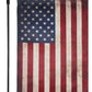 Pack of 2 Tea Stained Patriotic American Garden Flag- USA Independent Day 4th of July Double Sided Yard Outdoor Celebrate Decorative Flags Banner 12.5" x 18"