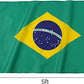 Brazil Brazilian Flag 3x5FT Embroidered Stars Sewn Stripes Heavy Duty Outside Flags with Two Thick Brass Grommets