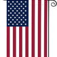 Pack of 2 American Flag USA Garden Flag 12 x 18 - Patriotic Double Sided Small American Flags for Yard (American Garden Flag)