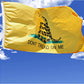 Dont Tread on Me Flag Double Side Snake Flag- Made in USA Don’t Tread on Me Gadsden Flags 3x5 Outdoor (Yellow)
