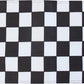 Checkered Black and White Racing Flag 12x18 Inches, Double Sided Heavy Duty Polyester with 2 Brass Grommets, Race Car Party Sport Events Flags