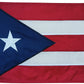 Hate Has No Home Here Puerto Rico Boat Flag 12x18 Inch, Embroidered Star and Double Stitched Sewn Stripes with 2 Brass Grommets, Heavy Duty Nylon Puerto Rican Flags
