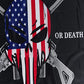 Liberty or Death 2nd Amendment Flag 3x5 Outdoor USA Punisher Skull Rifles 1789 Gun Flags Banner with Grommets