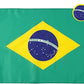 Brazil Flag Embroidered Brazilian National Flags 3x5 Foot Sewn Stripes Heavy Duty Outdoor with Brass Grommets