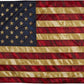Pack of 2 Vintage American Flag - Tea Stained American Flags - 3x5 Outdoor Rustic Old Style United States Banner Indoors for wall 4th of july (Tea Printed Star Flag 2pcs)
