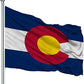 Colorado Flag 3x5 ft, Double Sided Colorado State Flags Made in USA Fade Proof, Colora Flag Polyester 3 layers Colorado CO State Flags with 2 Brass Grommets (Colorado)