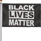 Pack of 2 Black Lives Matter Flag blm Flag for Room Outside Large blm Flags 3x5 Banner Fade-resistant