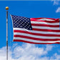 American Flag 2x3 Heavy Duty 420D - Made in USA US Flags Embroidered Stars for Outside Heavyweight USA Flag Outdoor for High Winds