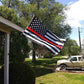Pack of 2 Thin Red Line American Flag 3x5 Ft- Black White Red Stripes American Honoring Firefighter Flags Banner Durable Polyester