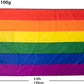 Pack of 2 Rainbow Gay Pride Flag 3x5 ft- LGBTQ Pride Parade Banner Flags UV Fade Resistant for Indoor Outdoor ( 6 Stripes Pride )