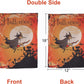 Pack of 2 Halloween Garden Flag Outside Halloween Decor Yard Flags 12x18 Inch Double Side Banner Decorations for Outdoor House Holiday (Witch)