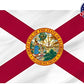 Florida State Flag 3x5 ft Outdoor, Double Sided 3 Layers Flags, Polyester of with 2 Brass Grommets for Outsides/Insides(Florida)