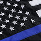 Thin Blue Line Flag 3x5 ft, American Police Flag for Outside with Embroidered Stars Made in USA, Back The Blue Flags, USA Blue Line Flag Banner with 2 Brass Grommets for Law Enforcement Officers