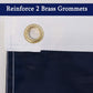 Texas Flag 6x10 Outdoor - Texas Flags Heavy Duty Oxford Nylon State Flag Made in USA Embroidered Sewn Stripes with Canvas Header 2 Brass Grommets for Room Outside