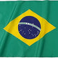 Brazil Brazilian Flag 3x5FT Embroidered Stars Sewn Stripes Heavy Duty Outside Flags with Two Thick Brass Grommets