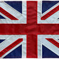 British Flag 12x18 Union Jack England Boat Flags Embroidered Sewn Stripes United Kingdom 1x1.5 UK Flag Heavy Duty Outdoor
