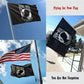 Pack of 2 POW Flag 3x5 Outdoor - You are Not Forgotten POW MIA Flags Prisoner War Durable Outdoor Black Banner