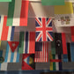 33Ft, 32 Countries Flags 11.8"x7.8", International Bunting Pennant Banner with Vivid Color and String, World Party Decoration for Sports Clubs Bars