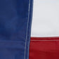 Texas Flag 5x8 Feet - Embroidered Star Sewn Stripes Outdoor Heavy Duty 210D Oxford Nylon Flags Vivid Color - Canvas Header Brass Grommets and 4 Stitch Hemming TX Flag