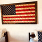 Pack of 2 USA Vintage Flag Tea Stained American Flag 3x5 Antiqued USA Flags for Outside with Brass Grommet for Room Wall Decoration Heavy Duty(3D Printed Star) (American Flag)