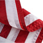 American US Boat Flag 12x18 Inch Made in USA, Embroidery 50 Stars Ensign Nautical U.S.A Flags with 2 Brass Grommets, Heavy Duty Nylon Outdoor Banner for Yacht
