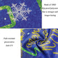 Pack of 2 Merry Christmas Tree Garden Flag - Double Sided 12.5 X 18 Inch Snowflake Yard Flags - Winter Outdoor Primitive Vintage Banner