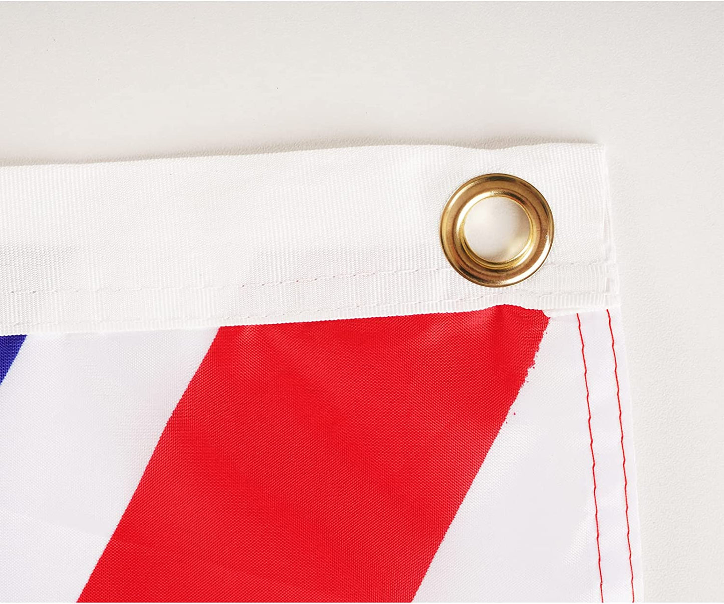 Pack of 2 United Kingdom UK Flag 3x5 Ft, Union Jack British Flags with 2 Brass Grommets and Canvas Header, Vivid Color England Outdoor Banner